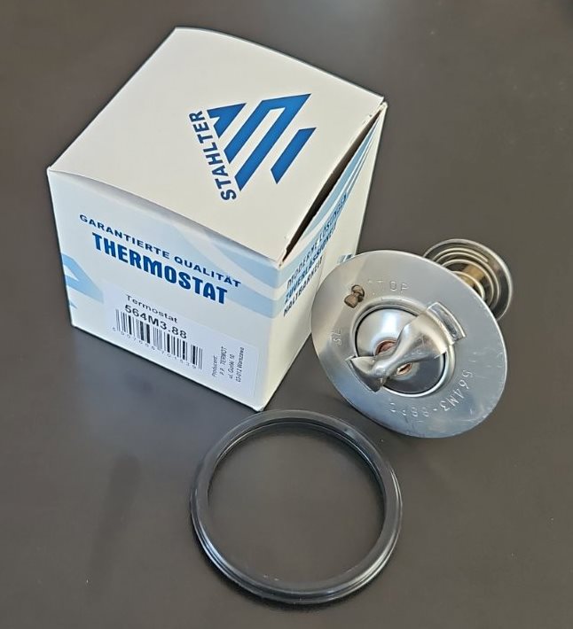 Термостат системи охолодження Chery Tiggo/Eastar/Cross Eastar, Geely GC6, BYD F3/F5, Volvo S40 I/V40, Citroen C4 Aircross, Hyundai Galloper I/II/Grace/H-1/Starex/H100/ Porter 1.3-4.0 10.86-