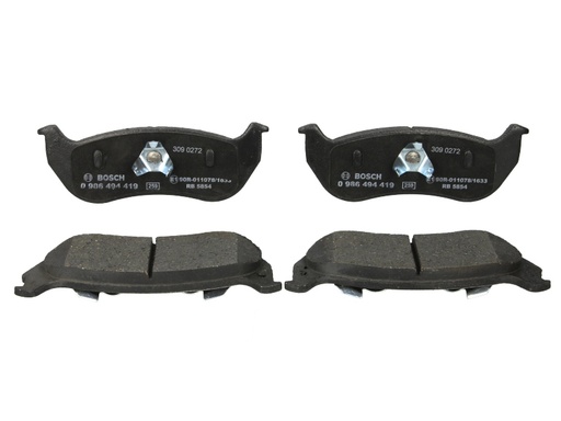 [0 986 494 419] Колодки гальмівні (задні) Jeep Cherokee 01-08/Wrangler II 96-07 (KELSEY-HAYES)