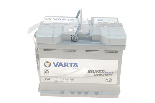 [560901068 J382] Акумуляторна батарея 60Ah/680A (242x175x190/+R/B13) (Start-Stop AGM) Silver Dynamic A8