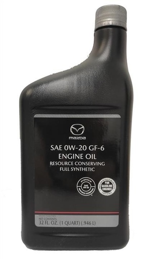 [0000G6-0W20QT] Масло моторное MAZDA 0W-20 Engine Oil GF-6, 1qt.