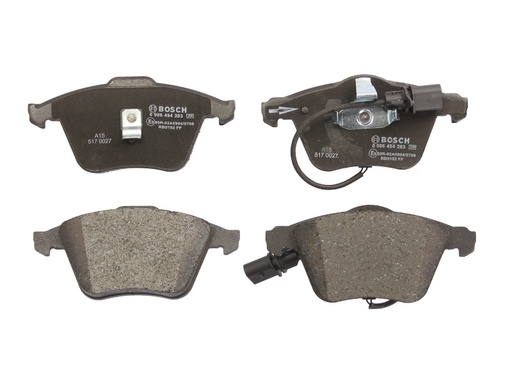 [0 986 494 283] Колодки тормозные (передние) Audi A6 97-05 (+датчики)