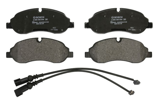 [0 986 494 845] Колодки тормозные (передние) Ford Tourneo Custom/Transit Custom/Transit V363 12- (+датчики) (спарка)