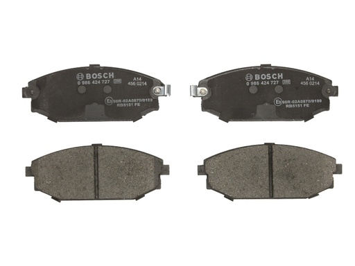[0 986 424 727] Колодки тормозные (передние) Hyundai Galloper I/Sonata IV 91-03 (Mando)