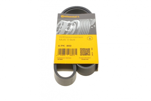 [6PK850] Ремінь генератора Citroen C1/Peugeot 107/Toyota Aygo 1.0 i 05-14