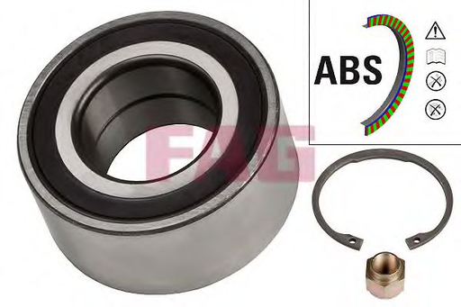 [713 6403 10] Підшипник маточини (передньої) Citroen C3/Peugeot 207/208 02-