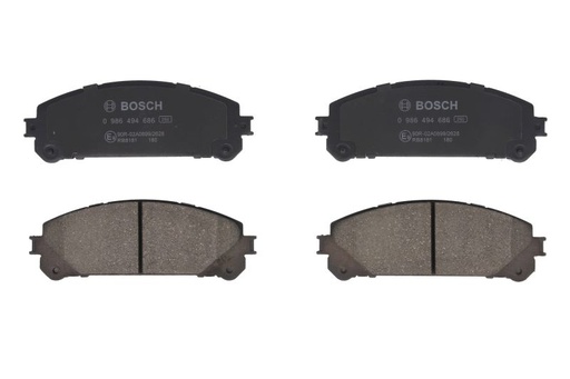 [0 986 494 686] Колодки тормозные (передние) Lexus RX 08-15/Toyota Rav4 12-