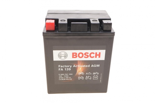 [0 986 FA1 390] Акумуляторна батарея 12Ah/210A (133x174x90/+L/B0) (AGM) Factory Activated AGM