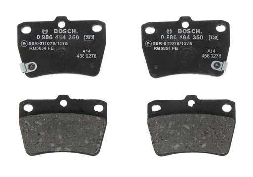 [0 986 494 350] Колодки тормозные (задние) Toyota Rav4 II 00-05