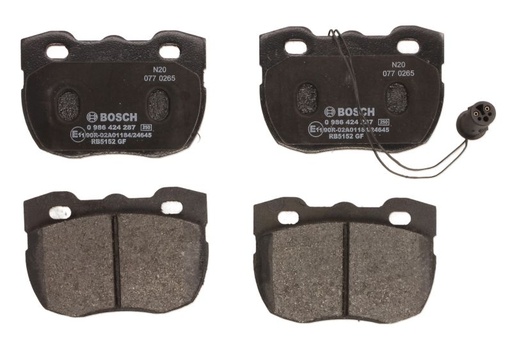 [0 986 424 287] Колодки тормозные (передние) Land Rover Discovery/Range Rover 88-98 (+ датчик)