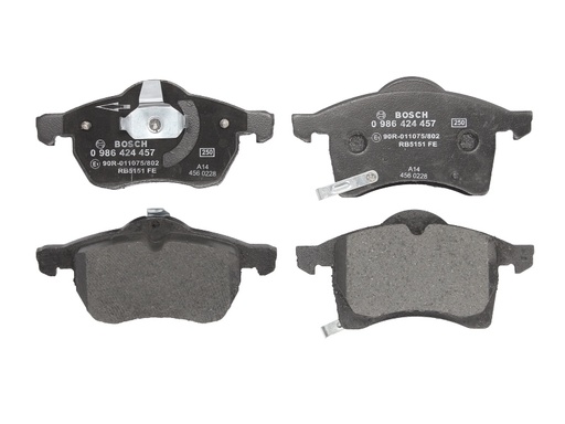 [0 986 424 457] Колодки тормозные (передние) Opel Astra G 98-09/Zafira A 99-05/Chevrolet Astra 02-11