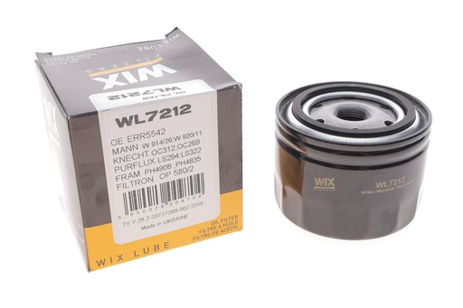 [WL7212] Фільтр масляний Honda Civic/Accord 2.0 TDi 96-02