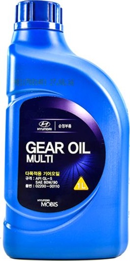[02200-00110] Олива Mobis Hyundai/KIA Gear Oil Multi 80W-90 GL-5, 1л.