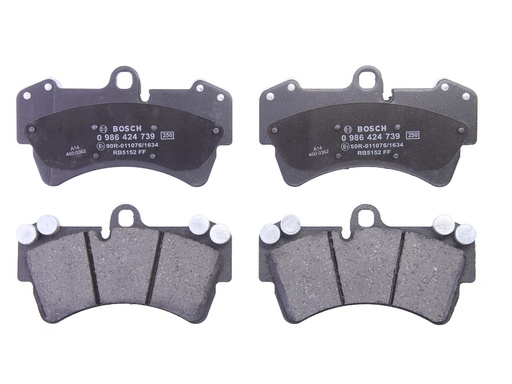 [0 986 424 739] Колодки тормозные (передние) Audi Q7 06-15/Porsche Cayenne/VW Touareg 02-10