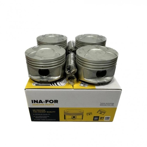 [INF80.1142] Поршень с пальцем STD (комплект 4 шт) INA-FOR Geely GC6