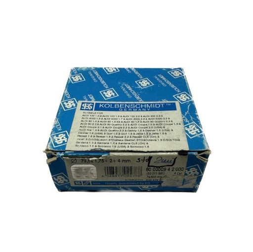 [800000942000] Кольца поршневые 79.5 STD 1.75-2-4 VW/Audi 1.5/1.6/1.9/2.2 -84 ( к-т на 1 цил.)