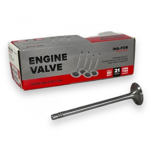 [INF10.0538] Клапан випускний для Volkswagen ATN/BAG/BME/BWK 1,4 16v/1,6 16v 26mm-6mm-100.5mm