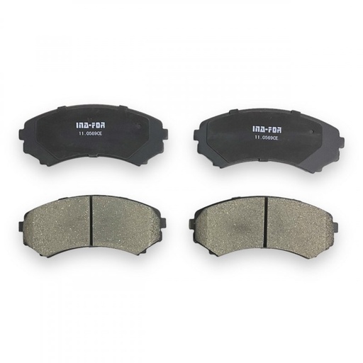 [INF11.0569] Колодки гальмівні передні MITSUBISHI PAJERO III 3.2-3.5 00-,IV 3.2-3.8. 07-,GRANDIS 2.0 2.4 04-