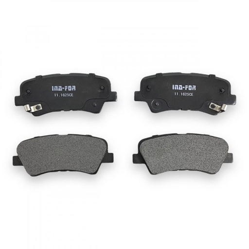 [INF11.1625] Колодки гальмівні задні HYUNDAI SANTA FE 06-. KIA SORENTO 07-. MOHAVE 07-