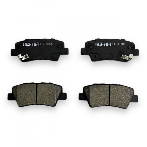 [INF11.1710] Колодки гальмівні задні Hyndai Accent Hyndai Sonata KIA Rio Soul Sang Yong Korando 2008--