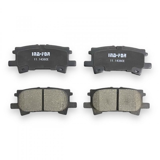 [INF11.1436] Колодки гальмові задні LEXUS RX300 4X4 03-,RX350 4X4 06-,RX400H 3.3 05-