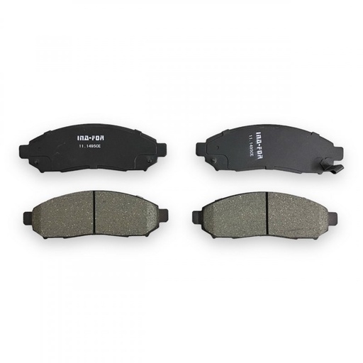 [INF11.1495] Колодки гальмові передні Nissan LEAF 2010-, NAVARA 2005-, NP300 2008-, PATHFINDER 2005-