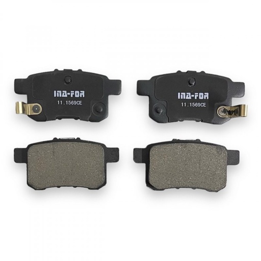 [INF11.1569] Колодки тормозные задние HONDA ACCORD IX 2.0 2.2I-DTEC 08-