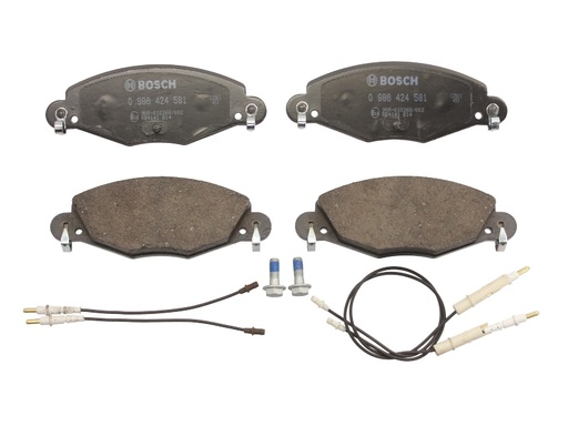 [0 986 424 581] Колодка гальм. диск. CITROEN C5 2.0,2.5,3.0i-04 передн. (вир-во Bosch)