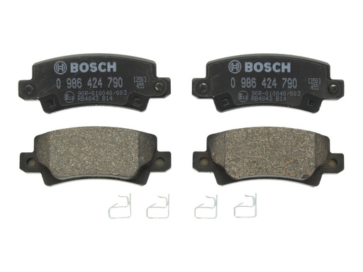 [0 986 424 790] Колодка тормоз. диск. TOYOTA COROLLA задн. (вир-во Bosch)