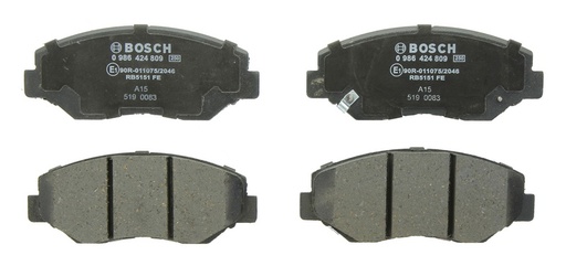 [0 986 424 809] Колодка тормоз. диск. HONDA CR-V передн. (производство Bosch)