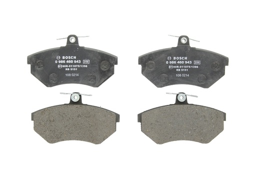 [0 986 460 943] Колодка гальм. диск. SEAT CORDOBA (6K2/C2), IBIZA II (6K1), VW GOLF II передн. (вир-во Bosch)