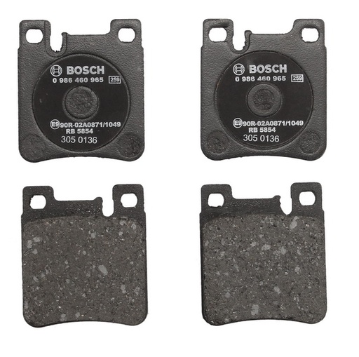[0 986 460 965] Колодка тормоза диск. MB C-CLASS (W202) задн. (произв-во Bosch)
