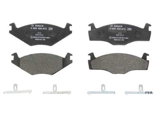[0 986 468 873] Колодка тормоз. диск. SEAT CORDOBA (6K2/C2), IBIZA II (6K1), VW CADDY I передн. (пр-во Bosch)