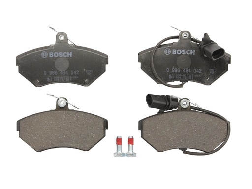 [0 986 494 042] Колодка тормоз. AUDI A4, VW PASSAT передн. (произв-во Bosch)
