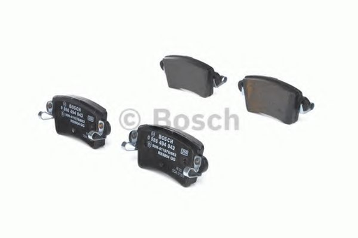 [0 986 494 043] Колодка тормоз. диск. OPEL/RENAULT MOVANO/MASTER задн. (вир-во Bosch)