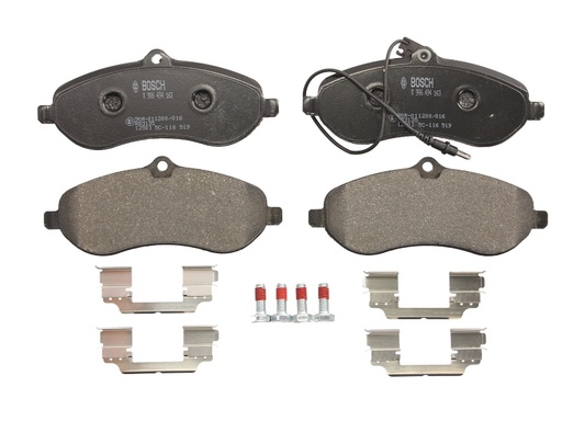 [0 986 494 163] Колодка гальм. диск. CITROEN/FIAT/PEUGEOT JUMPY/SCUDO/EXPERT передн. (вир-во Bosch)