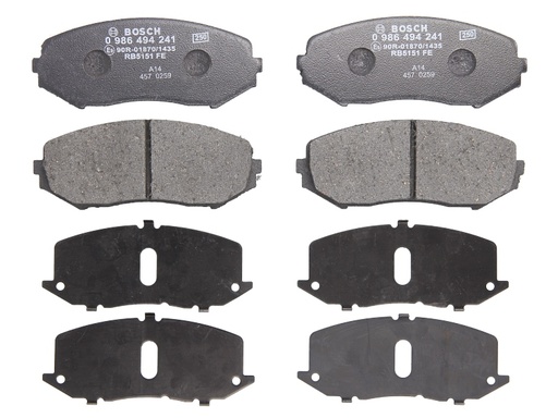 [0 986 494 241] Колодка тормоз. диск. SUZUKI GRAND VITARA передн. (Bosch)