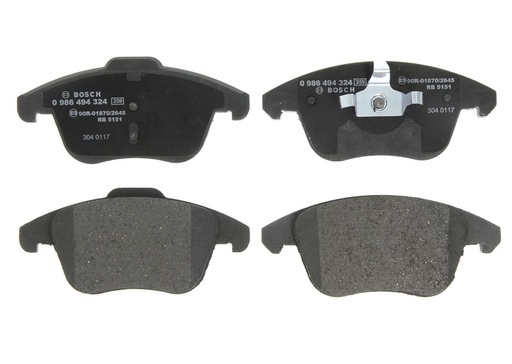 [0 986 494 324] Колодка тормоз. диск. CITROEN C4, C4 PICASSO передн. (произв-во Bosch)