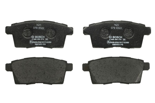 [0 986 494 376] Колодка гальм. диск. MAZDA CX-7 задн. (вир-во Bosch)