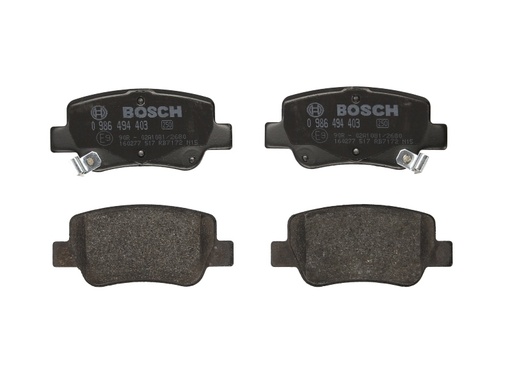 [0 986 494 403] Колодка гальм. диск. TOYOTA AVENSIS/AVENSIS SW 1.6,1.8,2.0,2.0D-4D,2.2D-4D 09- задн. (вир-во Bosch)