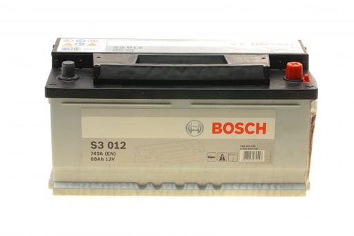 [0092S30120] Акумулятор 88Ah-12v BOSCH (S3012) (353x175x175),R,EN740