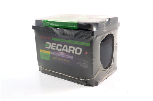 [6СТ-60 А3 (0) M] Акумулятор 60Ah-12v DECARO MASTER (242x175x190),R,EN580