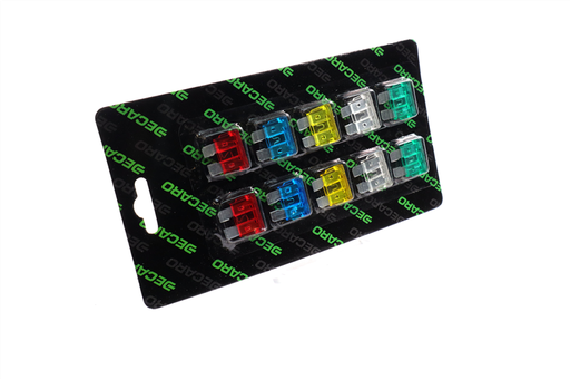 [DEC.FUSE KIT 01] Запобіжник ножовий стандарт комп. 10 шт. (DECARO)