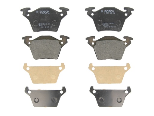 [0 986 460 002] Колодки тормозные VITO задние (WVA 23020) (BOSCH)