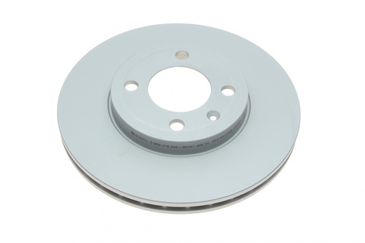 [0 986 478 308] Диск гальмівний (передній) Golf/Passat 87-02 (256x20) (з покр.) (вент) (заміна для 0 986 479 853)     