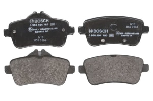 [0 986 494 783] Комплект тормозных колодок задний MERCEDES GLE (C292), GLE (W166), M (W166) 2.2D/3.0D/3.5 06.11-10.19