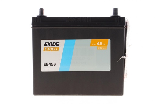 [EB456] Акумулятор 45Ah-12v Exide EXCELL(237х127х227),,R,EN330 Азія тонк.клеми