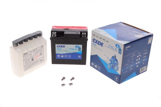 [ETX5L-BS] Акумулятор 4Ah-12v Exide AGM (113х70х105), R, EN70