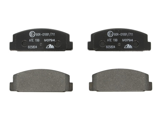 [13.0460-5804.2] Комплект гальмівних колодок задн , MAZDA 323 F V, 323 F VI, 323 P V, 323 S VI, 6, 626 IV, 626 V, PREMACY, RX-7 I; MITSUBISHI GALANT IV 1.1-2.5 09.80-07.13