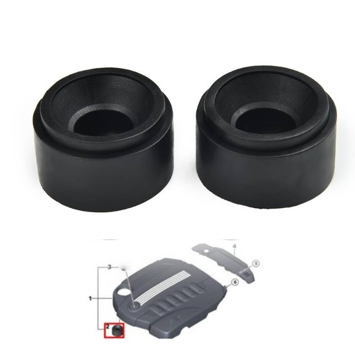[13717588501] Гумова втулка кришки двигуна Bmw 10 2 3 4 5 6 7 X Series X1 X3 X4 E81 E82 E83 E84 E87 F20 F21 F22 E90 F30 E60 E91  11147799108