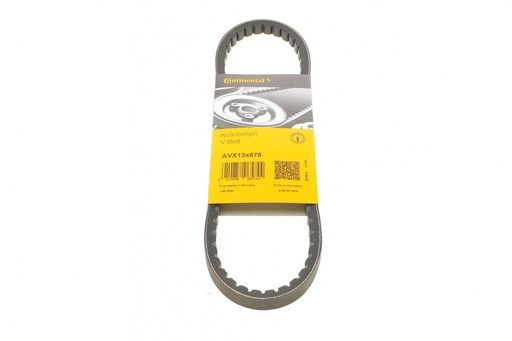 [13 X 670] Ремень клиновой Hyundai Accent 00-10/Kia Cerato/Rio 1.4-1.6 04-